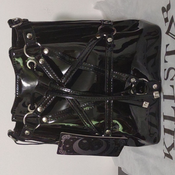 ❤️Relisted NWT Killstar Aloha From Hell Black Bucket Bag with Dustbag - Picture 4 of 12